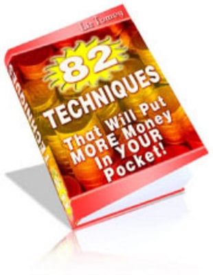 Product picture 82 techniques that will putmore money in your pocket