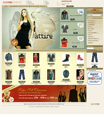 Product picture Clothes Oscommerce Templates