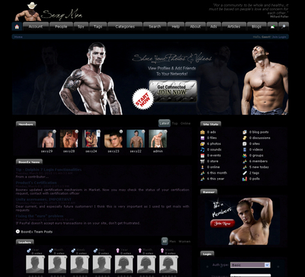 Product picture SexyMen Wild Dolphin Templates Blue