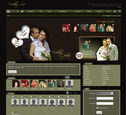 Product picture Sexy love Boonex Templates V7.0.1